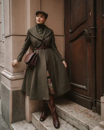 SAHHA | 100% wool victorian coat
