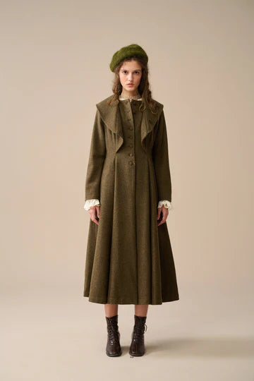SAHHA | 100% wool victorian coat